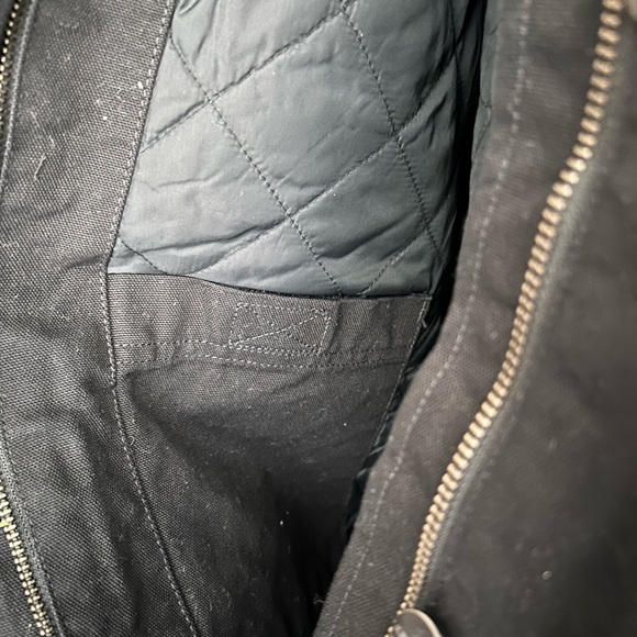 Women’s Original Carhartt Insulated Hooded Canvas Coat - black - Picture 8 of 11